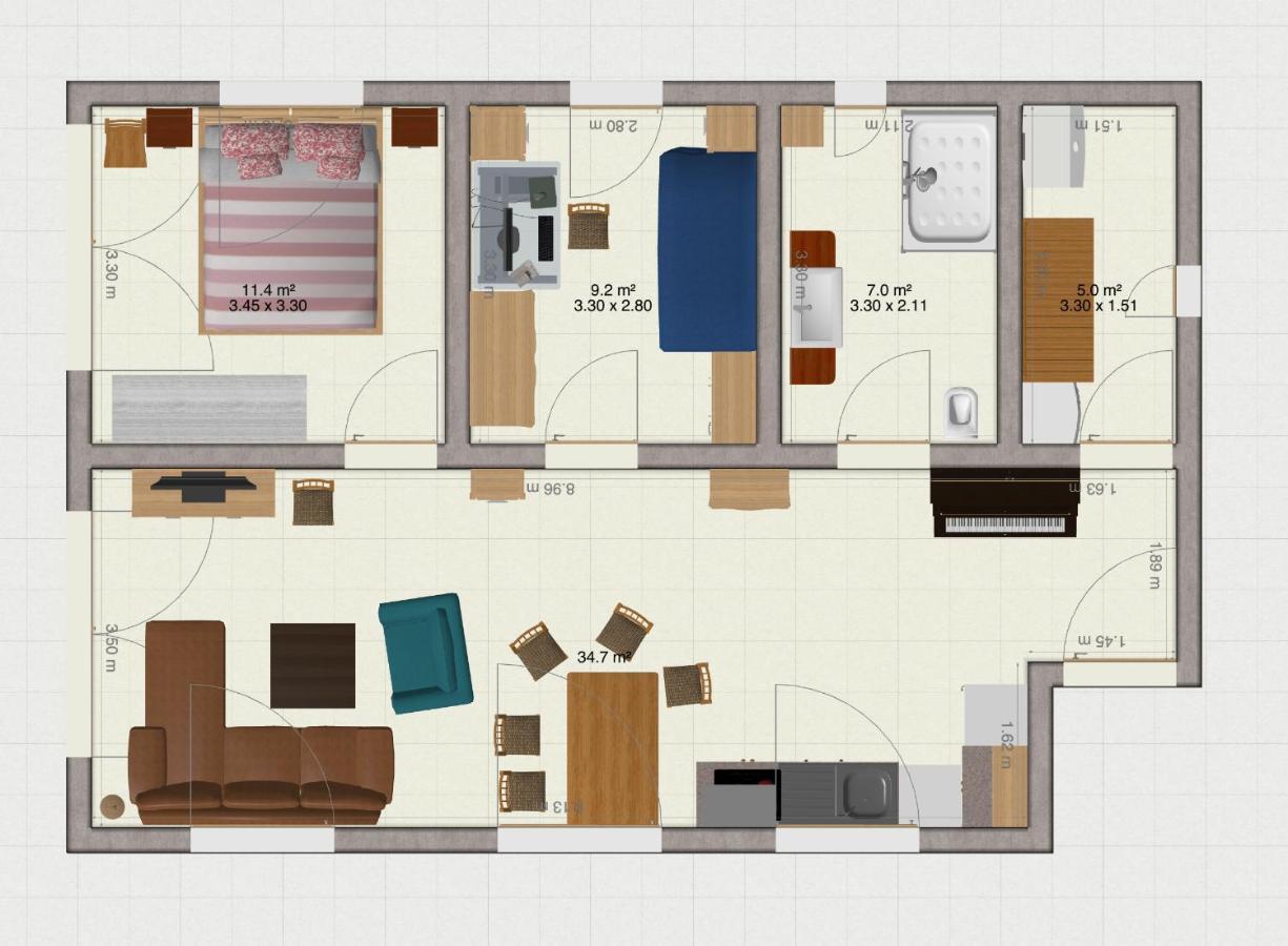Blaues Ferienhaus Wernigerode Ngoại thất bức ảnh