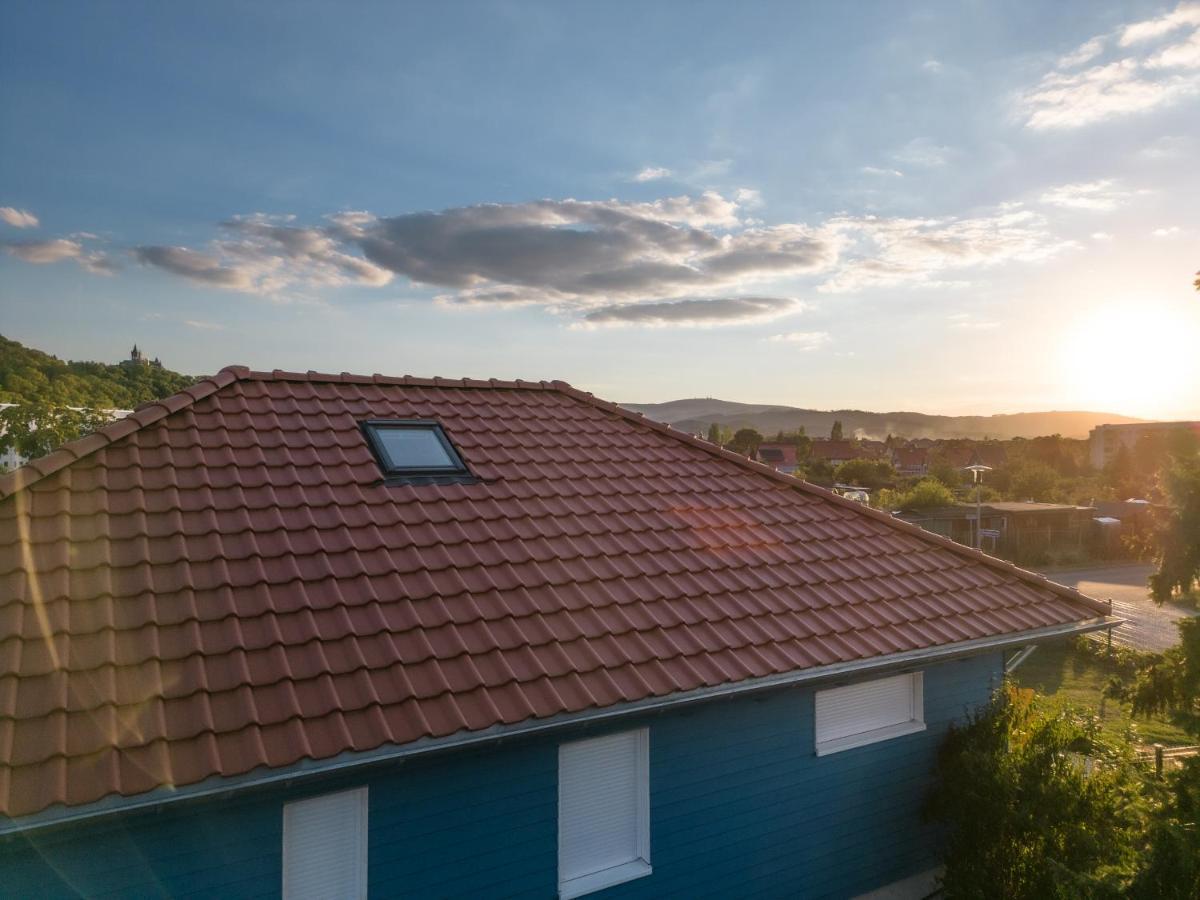 Blaues Ferienhaus Wernigerode Ngoại thất bức ảnh