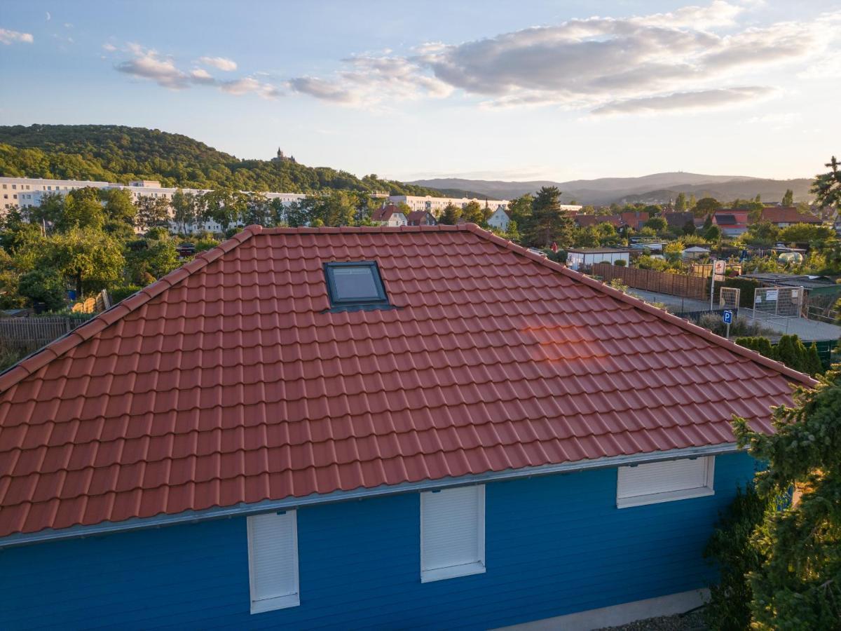 Blaues Ferienhaus Wernigerode Ngoại thất bức ảnh
