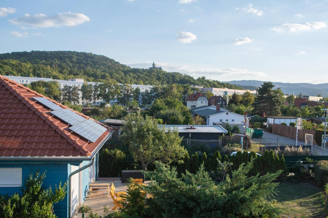 Blaues Ferienhaus Wernigerode Ngoại thất bức ảnh