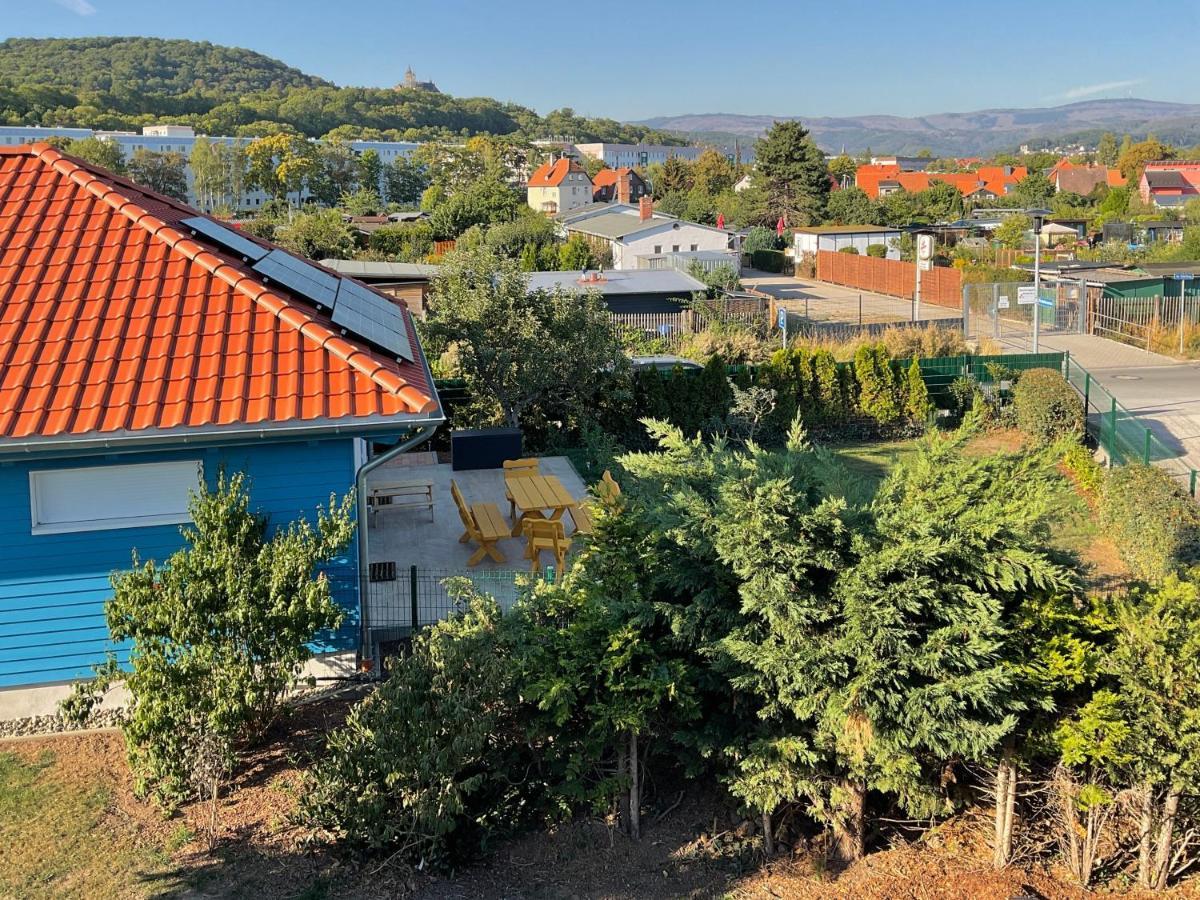 Blaues Ferienhaus Wernigerode Ngoại thất bức ảnh